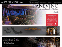 Tablet Screenshot of panevinolasvegas.com
